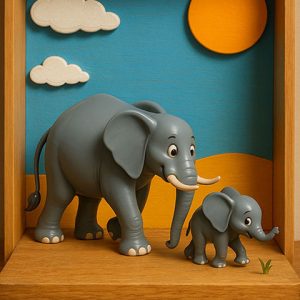 3d-elephants-diorama-1 3d-elephants-diorama-1