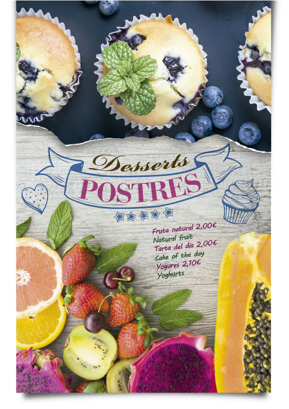 Carta La Chirigota 07 Postres Carta La Chirigota 07 Postres